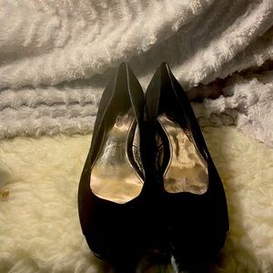 wedges for a good deal all black very comfortable only been worn twice